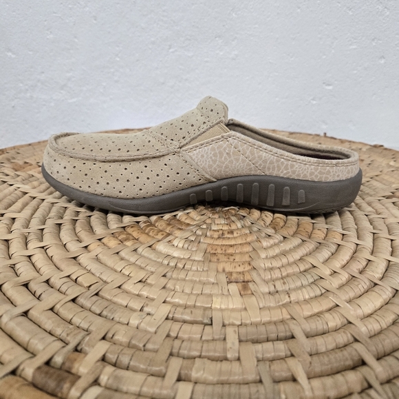 Spenco Tan Slip On Comfort Mules 6.5 - Picture 3 of 8